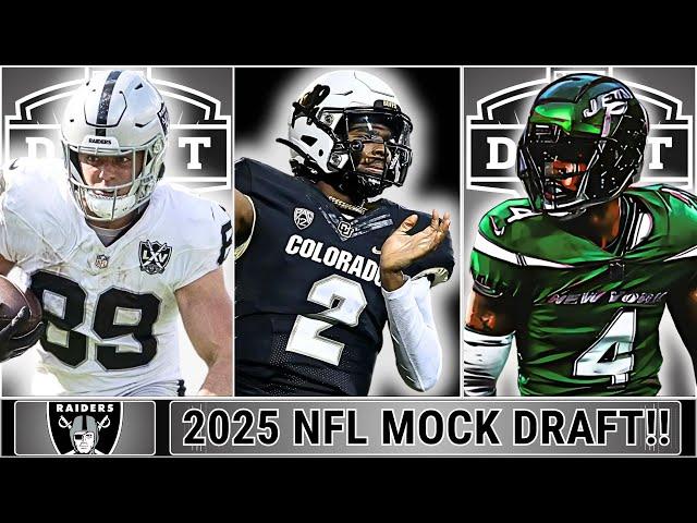 Las Vegas Raiders 7 Round NFL Mock Draft | Full Comprehensive Off-Season Breakdown