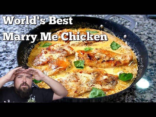 Easy Marry Me Chicken Recipe! Worlds Best | MUST TRY!