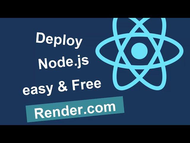 Deploy Node.js App on Render  || Free & Easy