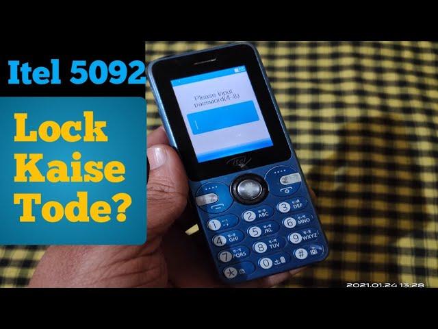 #Itel #5092 #keypad Mobile #Lock kaise Tode,All itel keypad mobile lock #unlock kre,#Itel5092 lock,