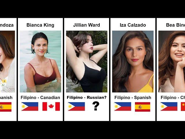 Beautiful Filipina Celebrities with Foreign Blood I PART 3