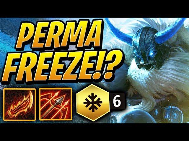 PERMA FREEZE OLAF BUILD w/ 6 GLACIALS?! | Teamfight Tactics Set 2 | TFT League of Legends Auto Chess