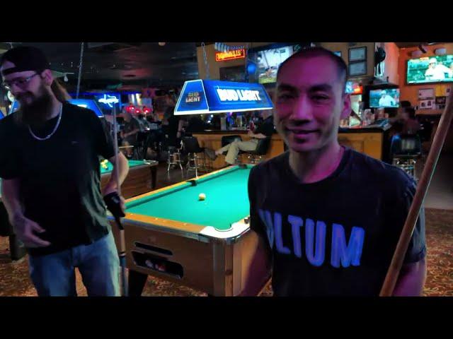 Shenanigans Friday Tournament - 9 ball race to 3 - Hiep VS Joel