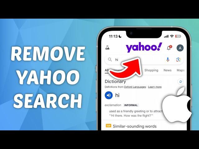 How to Remove Yahoo Search from Safari on iPhone