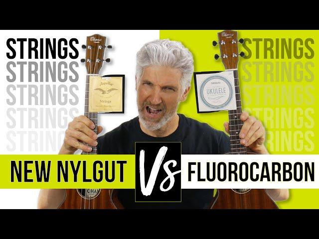 Which #Ukulele String Is Best for you? BATTLE OF THE STRINGS! New Nylgut vs Fluorocarbon!