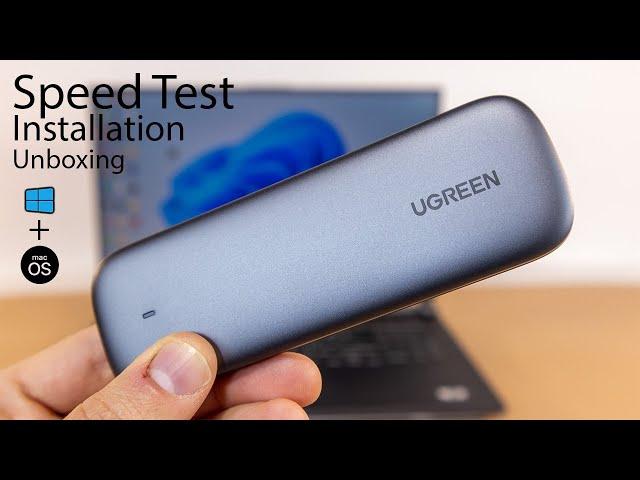 UGREEN M.2 NVMe SSD Enclosure USB C 3.1 -  Unboxing – Installation – Speed Tests