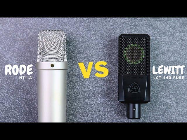 Rode NT1-A vs Lewitt LCT 440 Pure // Which Microphone Should You Buy?