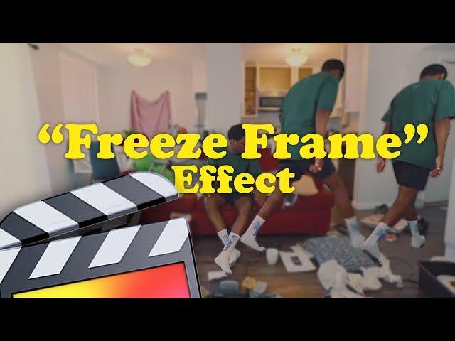 How To Make A Freeze Frame Effect (with a twist) - Final Cut Pro X