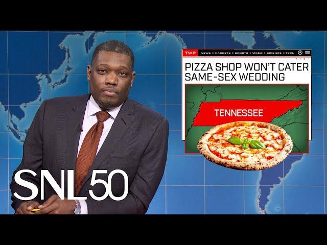 Weekend Update: Pizza Shop Refuses to Cater Same-Sex Wedding - SNL