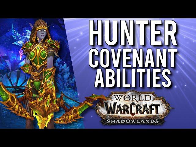 Hunter ALL COVENANT Abilities In Shadowlands! - WoW: Shadowlands Alpha