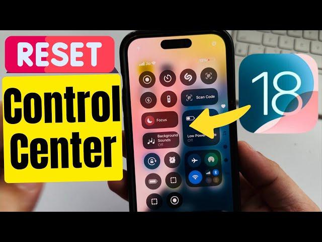 How to Reset Control Center on iPhone (iOS 18) Delete All Extra pages at once