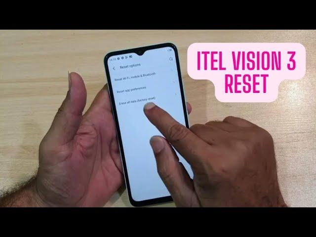 Itel vision 3 How to Factory Reset phone hanging problem fix
