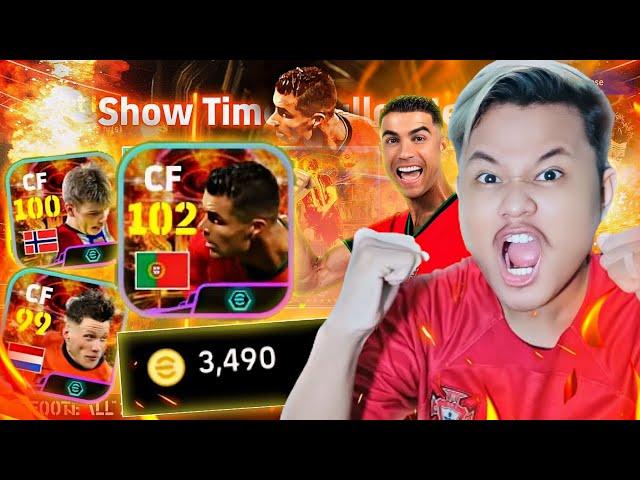 GILA DIBORONG!! MODE BAKAR KOIN DEMI RONALDO SHOWTIME SUNDULAN DEWA EFOOTBALL 2024 MOBILE