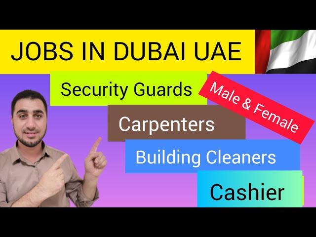 Security Guards Jobs in Dubai UAE / Cleaners Jobs in Dubai / Foughty1