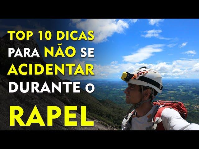 Top 10 dicas para um rapel seguro