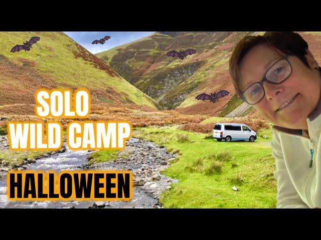 OFF GRID WILD CAMPING in the Scottish Borders  - Solo Female Van Life UK