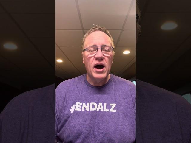 Aaron Sims Takes a Stand to #endalz  #walk2endalz