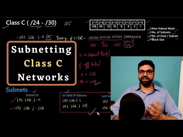 Subnetting in Computer Network Part 2 | Class C Subnetting | Subnetting Examples | Creating Subnets