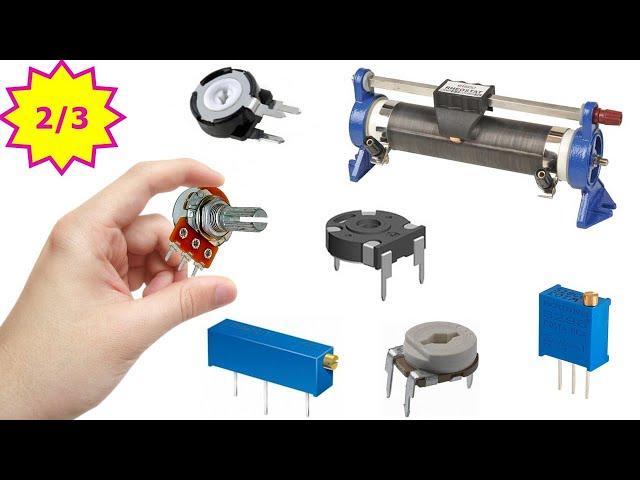 What are Variable Resistors? (Potentiometer, Trimpot and Rheostat)