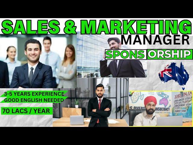 Sales & Marketing Manager (Fluid Power) Sponsorship in Australia