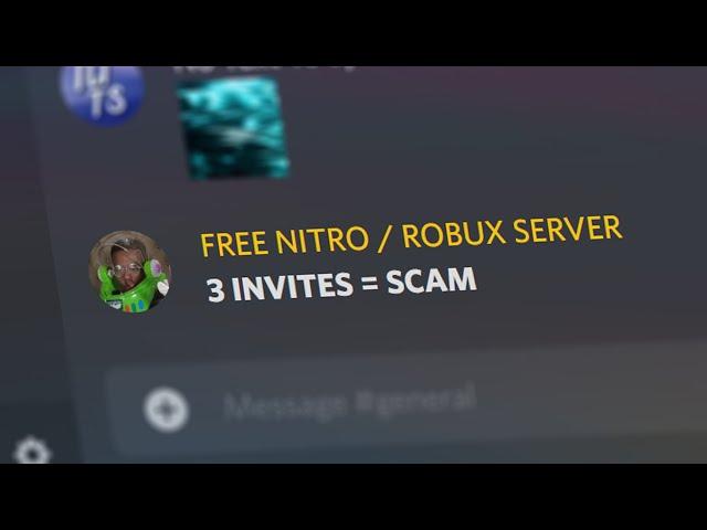 Scam Invite Reward Discord Servers! (Free Robux + Nitro?)