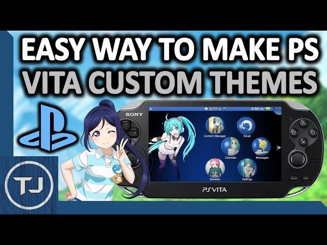 Easy Way To Make PS Vita Custom Themes!