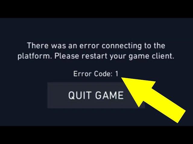 How To Fix Valorant Error Code Val 1 | VALORANT VAL 1 ERROR FIX