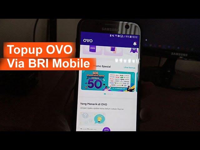 Cara Topup OVO Via BRI Mobile Saldo Langsung Nambah