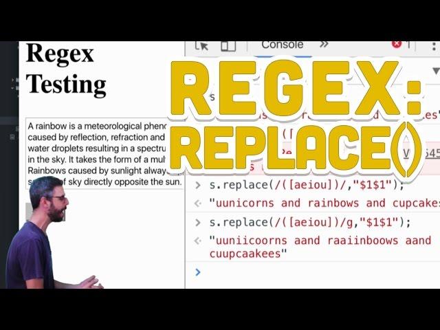 2.9: Regular Expressions: replace() - Programming with Text