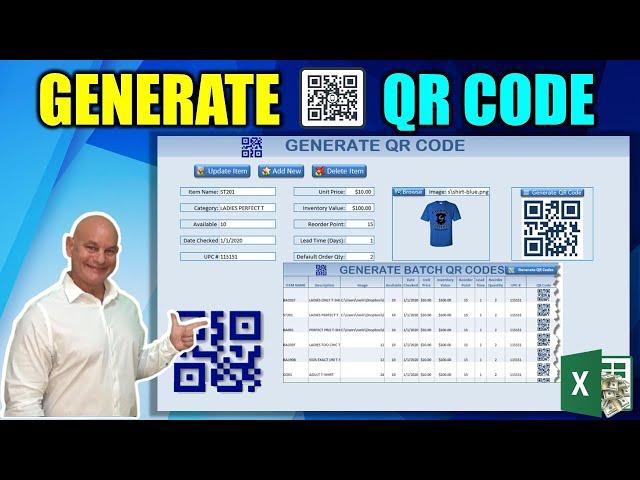 How To Generate Single & Batch QR Codes With Excel [Free Download]