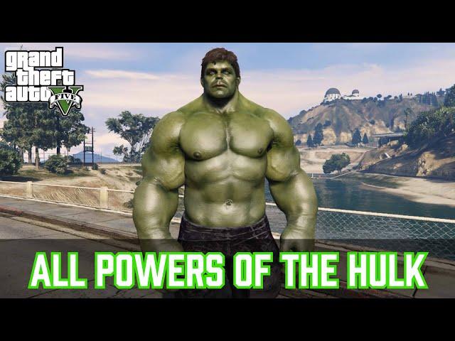 GTA 5 - All The Hulk powers