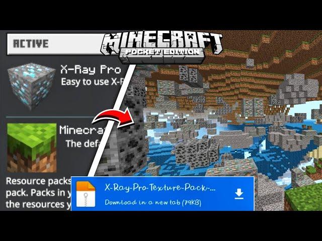 X - ray Texture Pack for MCPE 1.21 | MCPE X ray 1.21