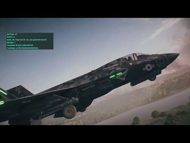 Battlefield 2042: Flawless fighter jet F-35 killstreak gameplay on Discarded 51 K&A PS5 4K