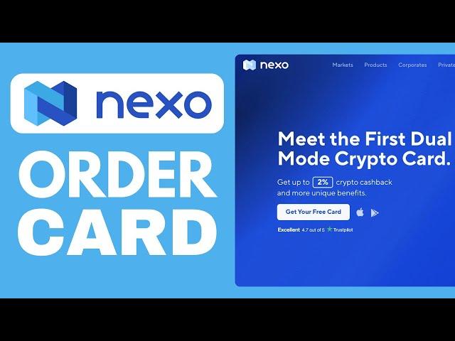 How to Order Nexo Card (2024)