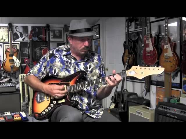 1967 Noble TV 594 "Thunderball" Guitar Demo!