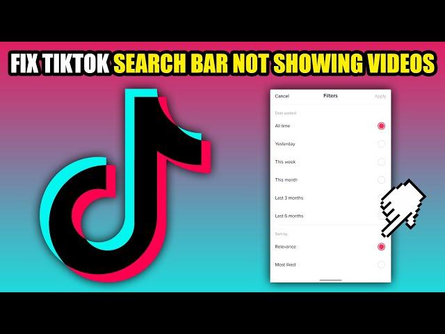 How To Fix TikTok Search Bar Not Showing Videos (2025)