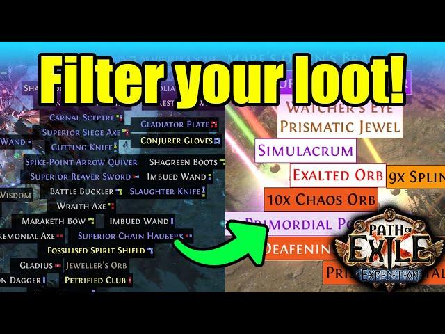 Loot Filters in PoE #1: Introduction and Installation