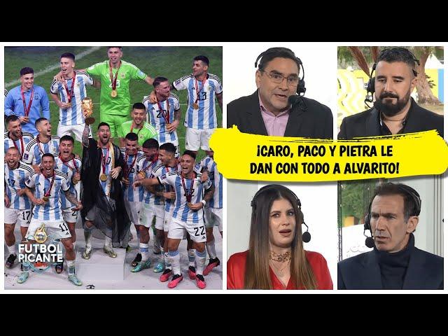 MESSI y ARGENTINA son campeones del mundo y Álvaro Morales SANGRA POR LA HERIDA | Futbol Picante