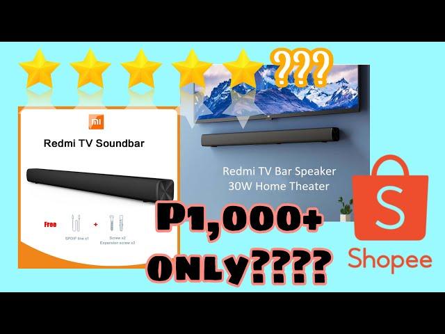 XIAOMI REDMI TV SPEAKER SOUNDBAR BLUETOOTH | UNBOXING + TUTORIAL | SHOPEE