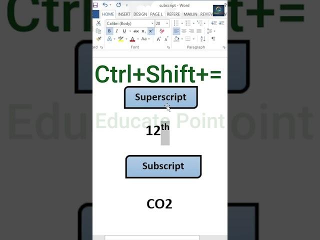Superscript, Subscript with short command ||#shorts