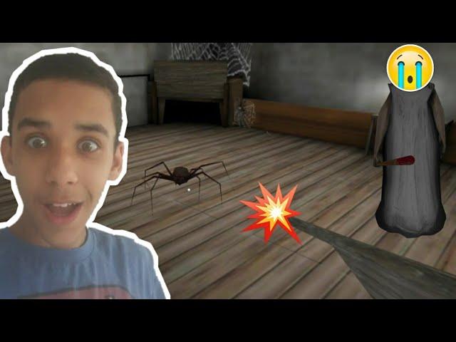 MATEI a ARANHA da VÉIA e ESCAPEI !!! jogando jogo granny