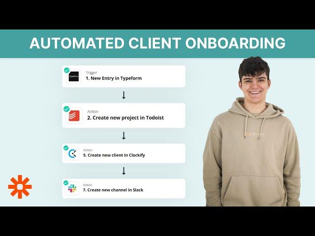 Automate client onboarding with Zapier