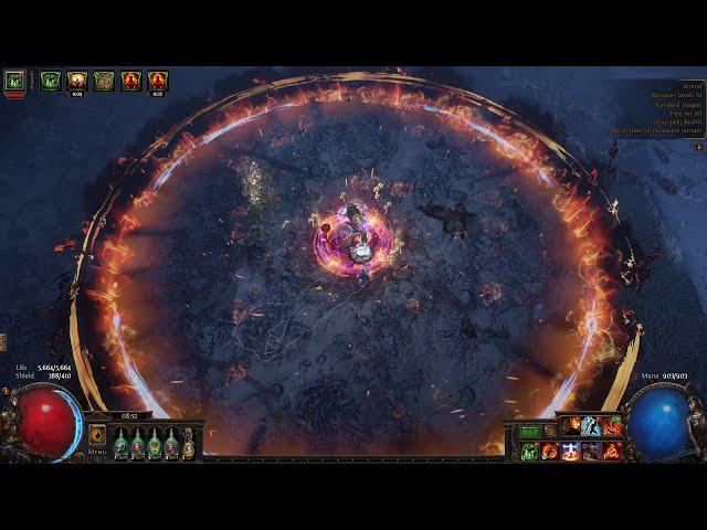 Massive AOE | 30M DPS | -93% Curse Effect | RF Inquisitor | 3.23 Standard | Path of Exile