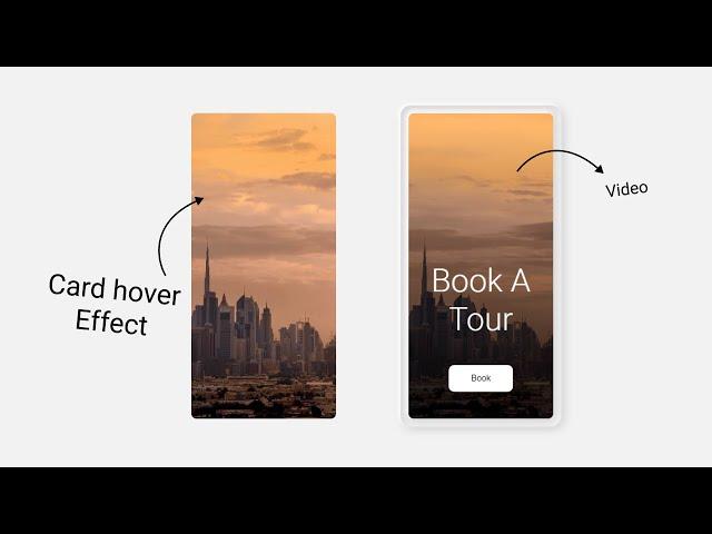 how to create awesome card hover effect 2021 | you have never seen it before.