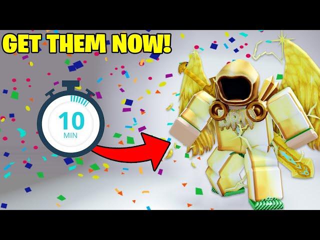 *NEW* HOW MANY FREE ITEMS CAN YOU GET IN 10 MINTUES IN ROBLOX! 