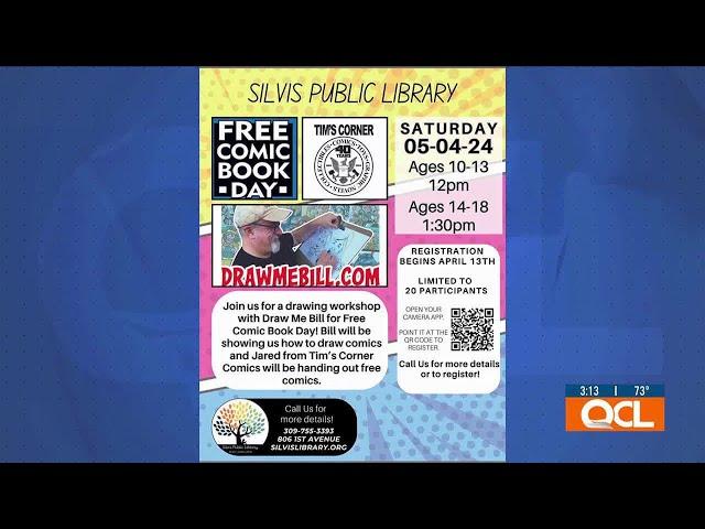 Silvis library to host Free Comic Book Day, drawing workshop on Saturday