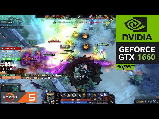 DOTA 2 | GTX 1660 SUPER & AMD RYZEN 5 7600X | ULTRA SETTINGS