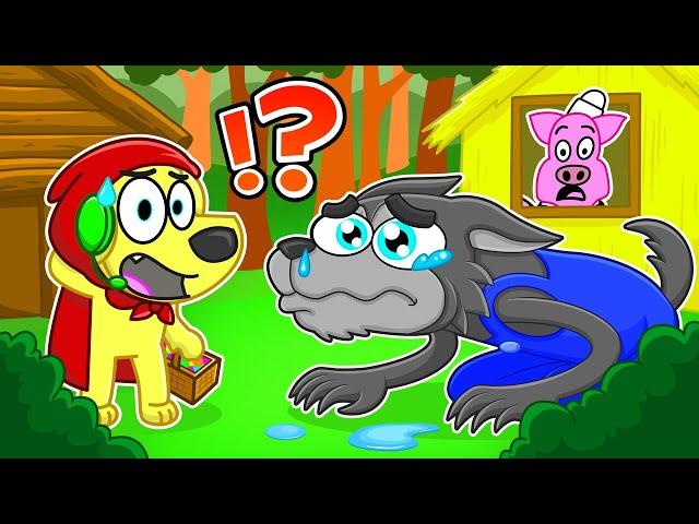 The Wolf is NOT A MONSTER?! 3 Little Pigs Tapes MOVIES in Roblox