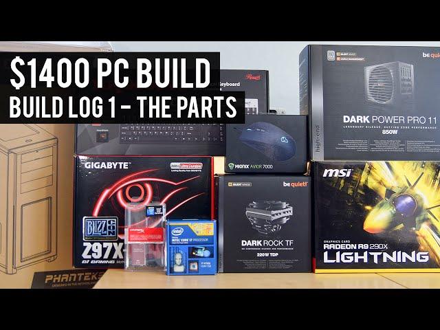 MY BEAST $1400 VIDEO EDITING / GAMING PC | Build Log 1 - The Parts