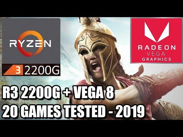 Ryzen 3 2200G + Vega 8 iGPU on 2019 - 20 Games Tested - Can we get playable FPS?